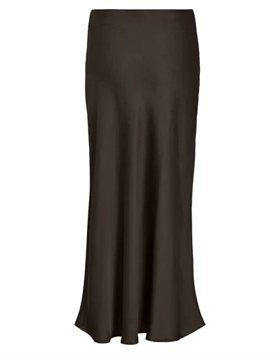 Vila - VIEllette Midi Nederdel - Coffee Bean